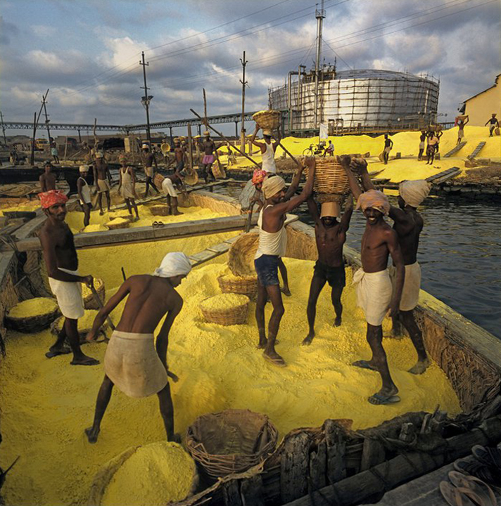 Cochin, 1980, scaricatori zolfo