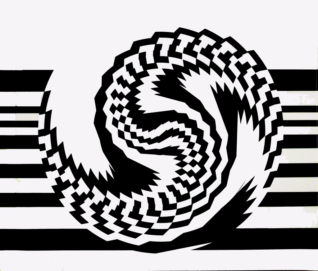 Onda con 10 maschere concentriche, 1969